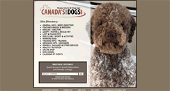 Desktop Screenshot of canadasguidetodogs.com